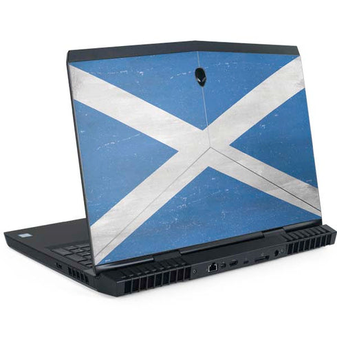 Scotland Flag Distressed Dell Alienware Skin